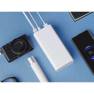 پاوربانک شیائومی مدل PB3018ZM ظرفیت 30000 یک سال گارانتی+ارسال رایگان دکاپست +آداپتور شارژ